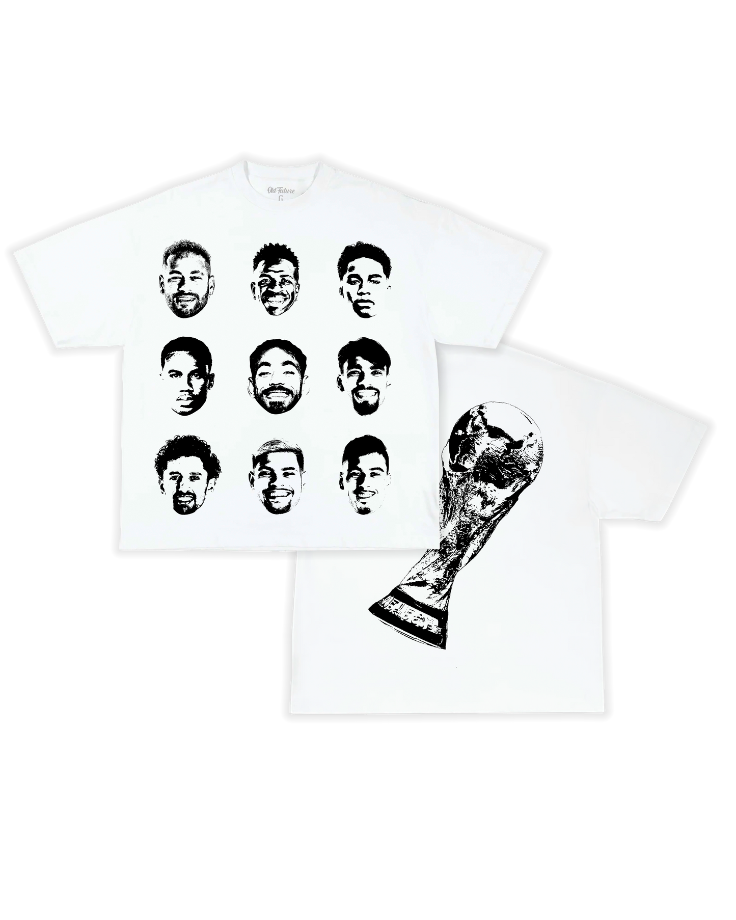 Camiseta Oversized Brasil Icons