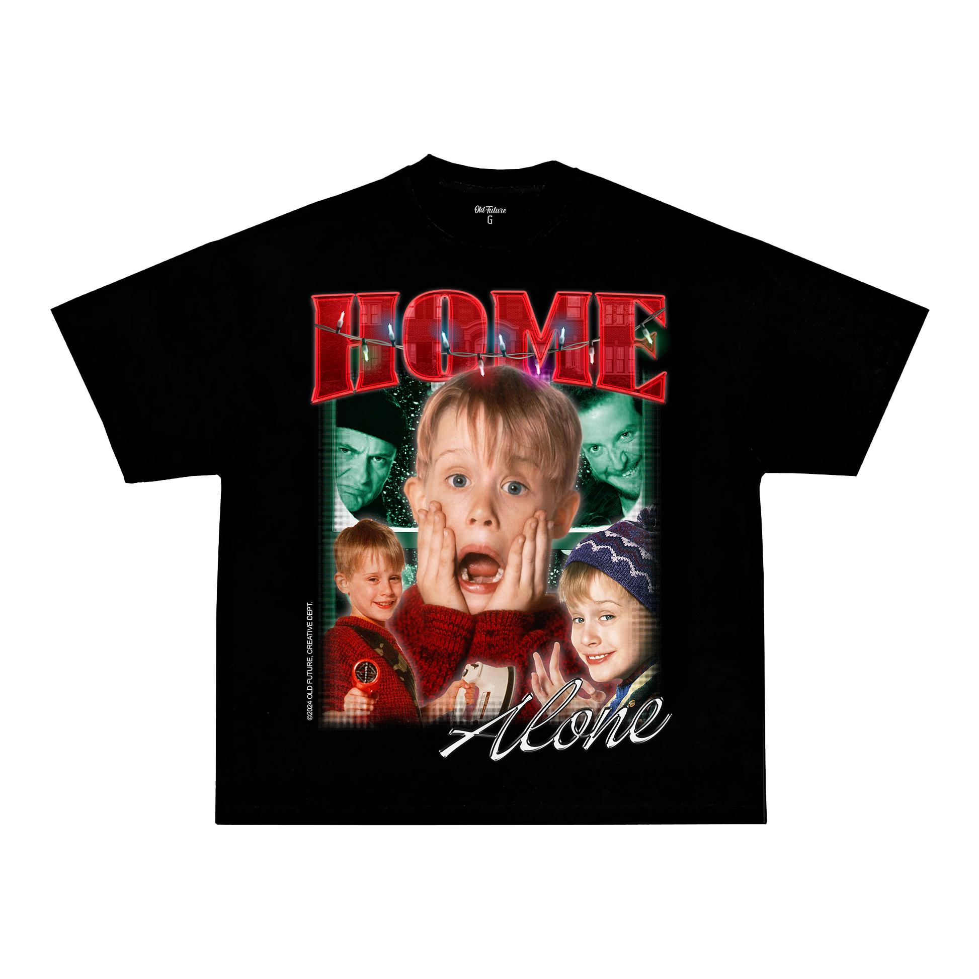 Camiseta Home Alone Oversized